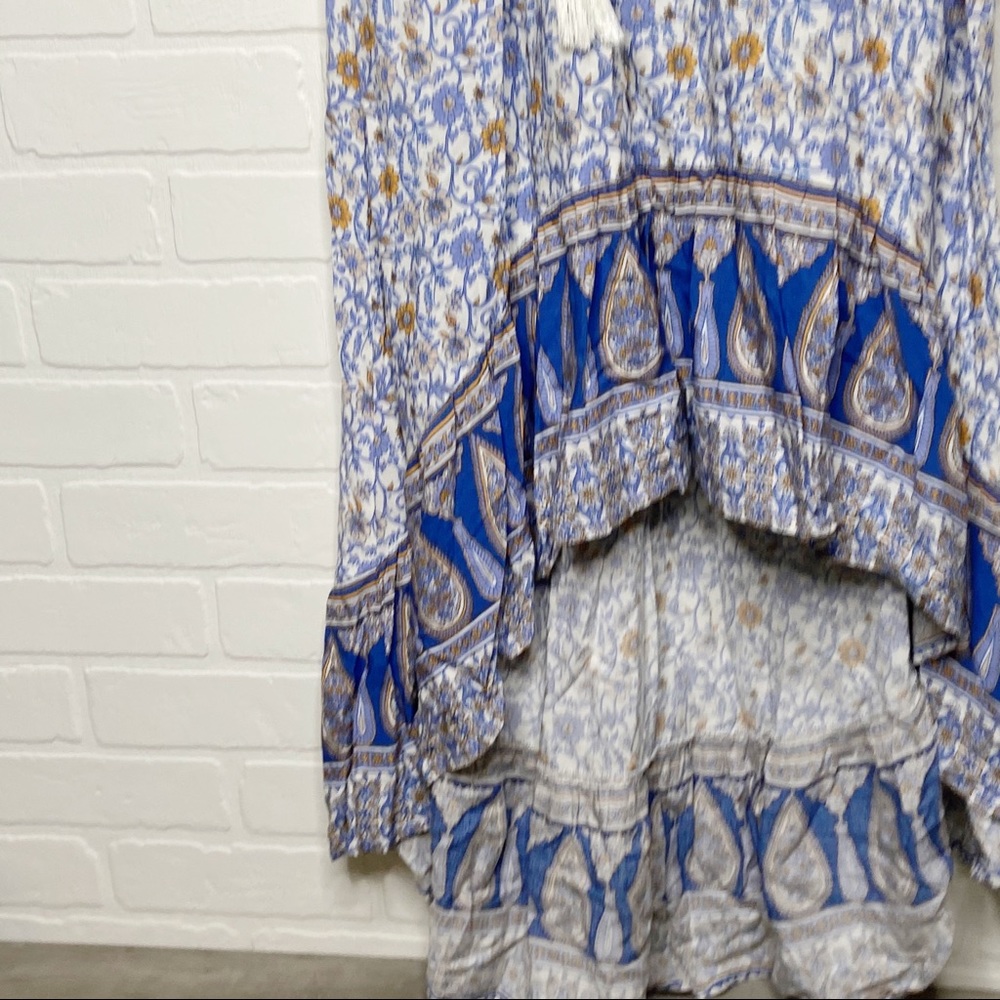 American Rag cottage core skirt tassel floral S - Picture 3 of 11